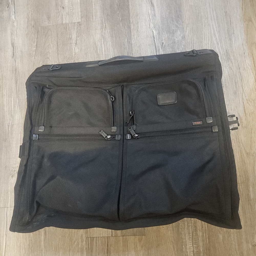 Tumi Alpha Bi-Fold Black Carry-On Garment Bag